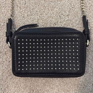 Banana Republic Black Studded Mini Crossbody